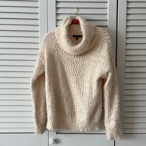Love Tree Cream Cowl Neck Sweater
